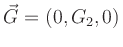 $ \vec{G}=(0,G_2,0)^$