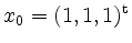 $ x_0=(1,1,1)^\mathrm{t}$