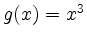 $ g(x) = x^3$