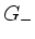$\displaystyle G_-$