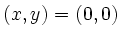 $ (x,y)=(0,0)$