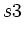$\displaystyle \mo{s}{3}$