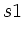 $\displaystyle \mo{s}{1}$