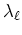 $ \lambda_\ell$