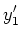 $\displaystyle y_1'$