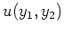 $ u(y_1,y_2)$