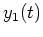 $ y_1(t)$
