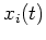 $ x_i(t)$