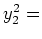 $ y_2^2=$