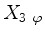 $ X_{3\ \varphi}$