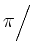 $ \pi\Big/$