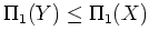 $ \Pi_1(Y) \leq \Pi_1(X)$
