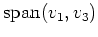 $ \operatorname{span}(v_1,v_3)$