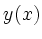 $\displaystyle y(x)$