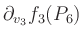 $ \partial_{v_3} f_3(P_6)$