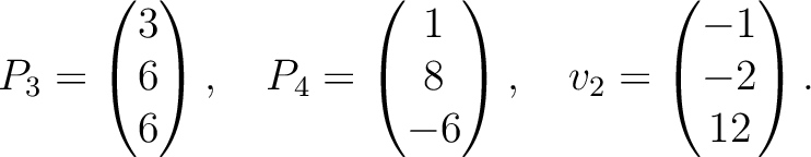 $p(X) = 6 -9X +8X^2$