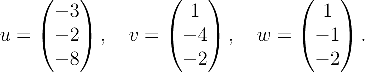 $\displaystyle A =
\begin{pmatrix}
-5&8&2&-2\\ -4&7&2&-2\\ 2&-6&-3&4\\ -2&-2&-4&5
\end{pmatrix} \in \mathbb{R}^{4\times 4}.$