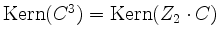 $ \operatorname{Kern}(C^3) = \operatorname{Kern}(Z_2\cdot C)$