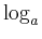 $ \log_a$